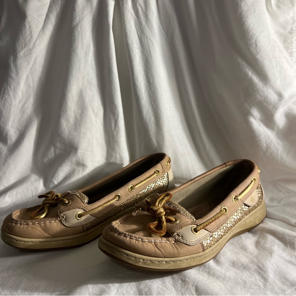 Sperry Women's Beige Boat Shoes